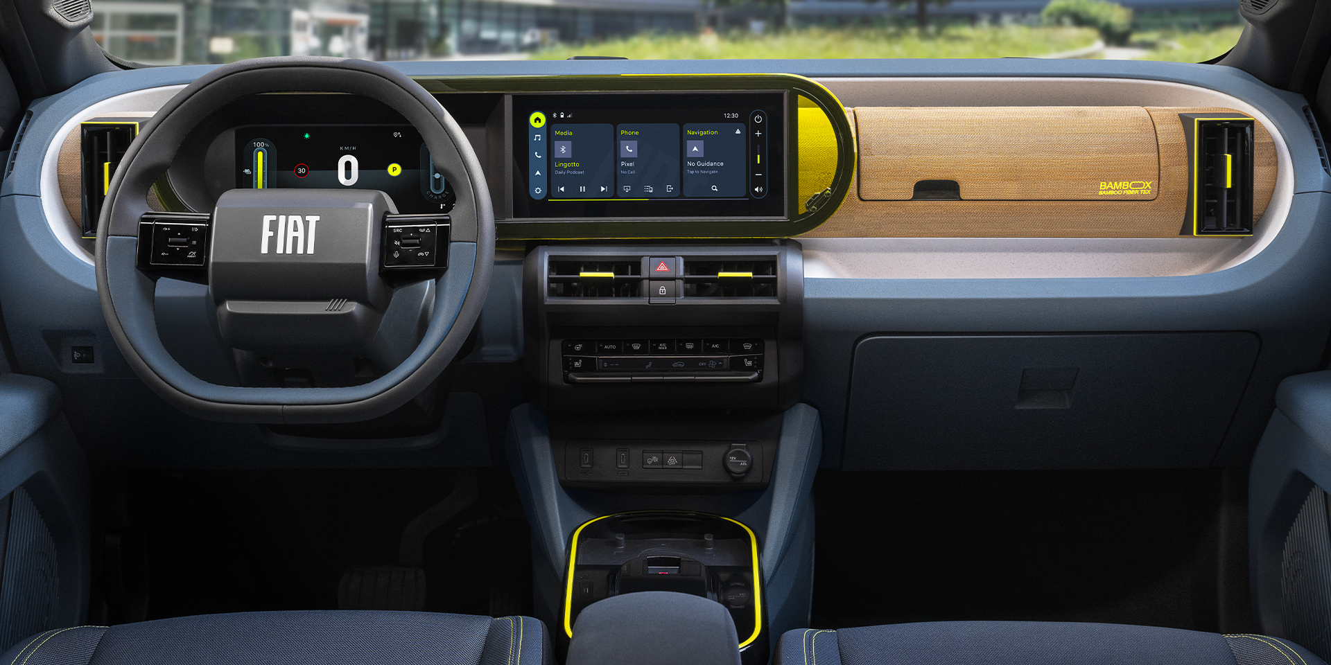 Unutrašnjost Fiat Grande Panda