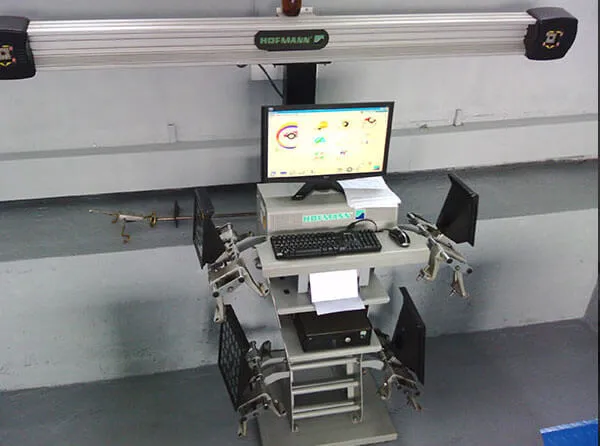 Lasersko centriranje trapa