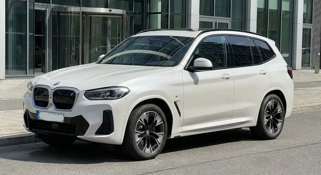 BMW iX3 perla bela boja