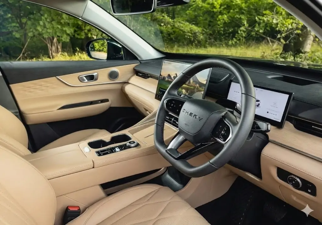 Chery Tiggo 8 unutrašnjost