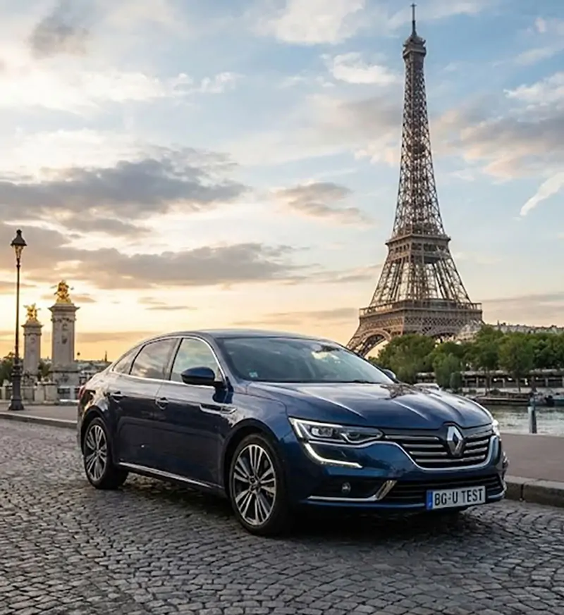Renault Talisman bočni pogled prelepa plava boja.
