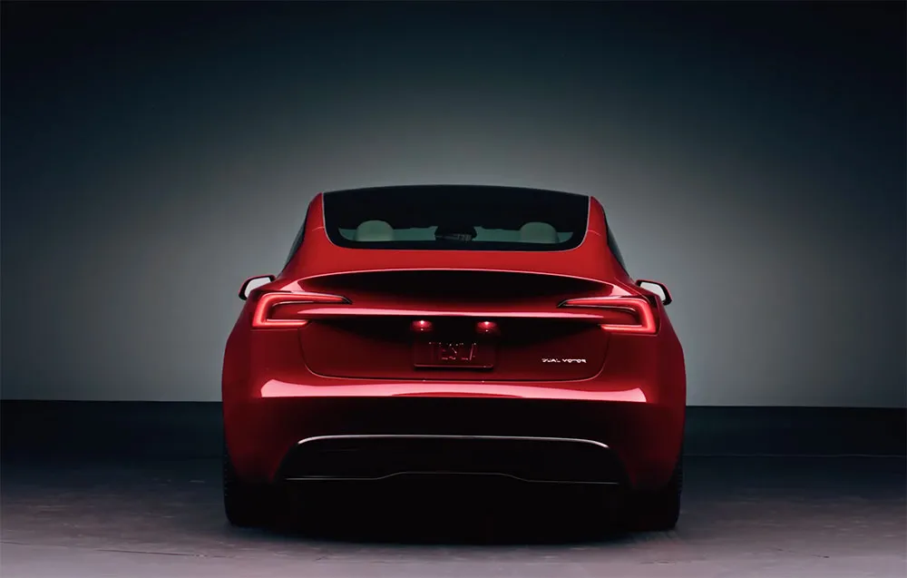 Zadnji deo Tesla 3