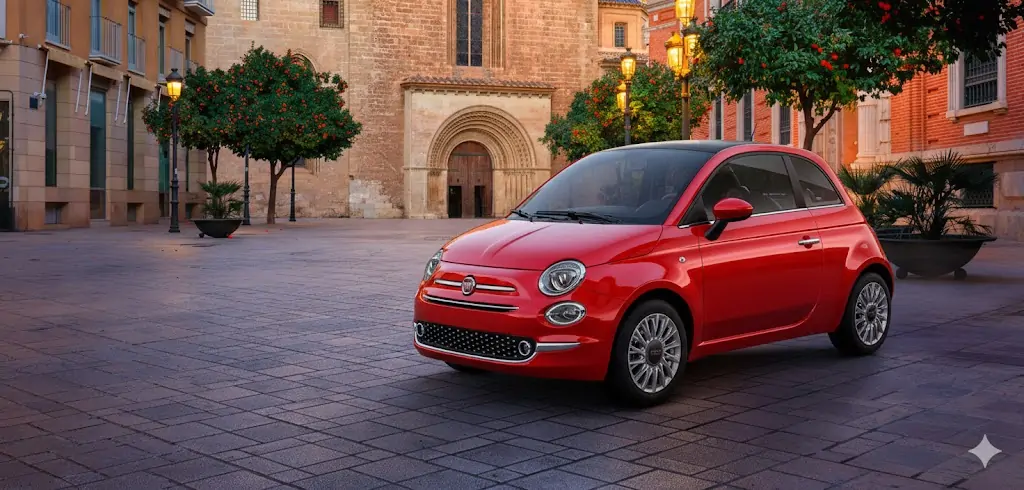 Fiat 500 crveni